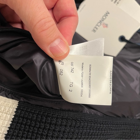 New MONCLER Doudoune Legere Men’s down Puffer Jacket size MEDIUM 2 48 - Picture 8 of 10